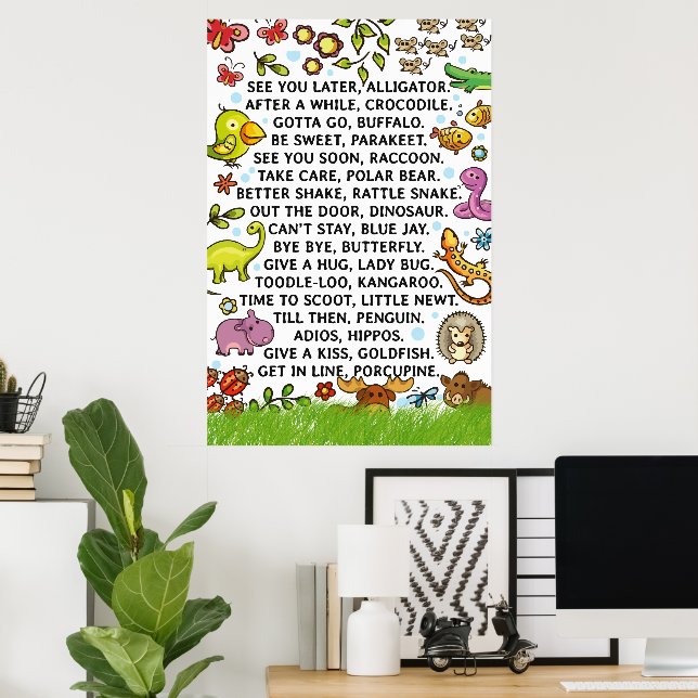 Whimsical Barnfraser Design Poster (Hemmakontoret)