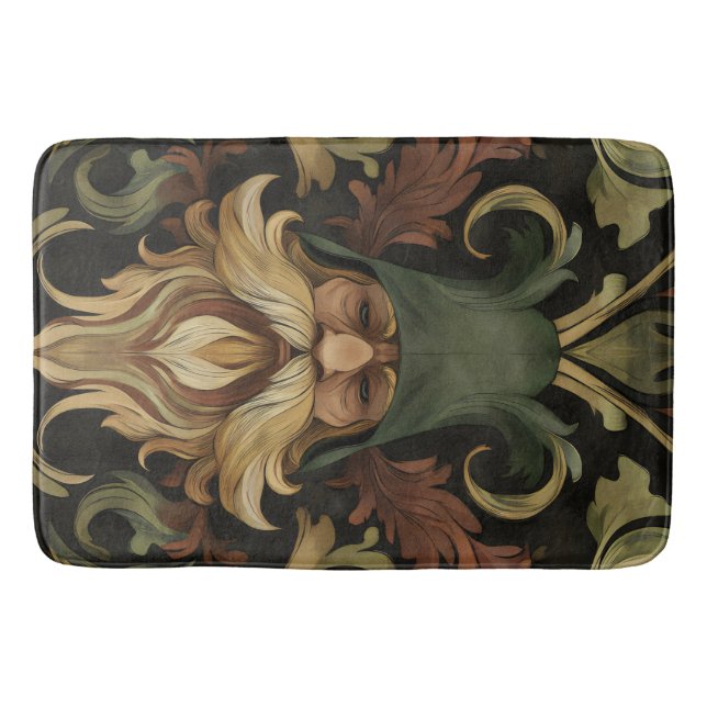 Whimsical Bearded Guardian Badrumsmatta (Framsidan)