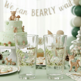 Whimsical Bearly Wait Baby Shower Party Glaskopp
