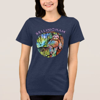 Whimsical Bellingham Sloth T-Shirt
