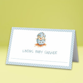 Whimsical Bird Baby Shower Placeringskort