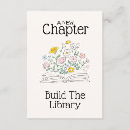 Whimsical Blommig En Ny Kapitel Bröllopsfest  Tilläggskort