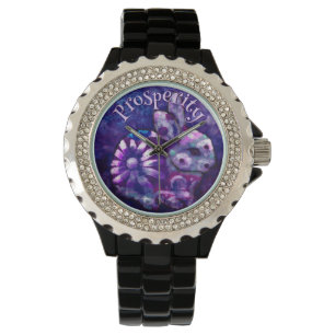 Whimsical Blommig Kanin Kanin Personlig Armbandsur