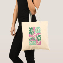 Whimsical Blommig Mamma Tygkasse