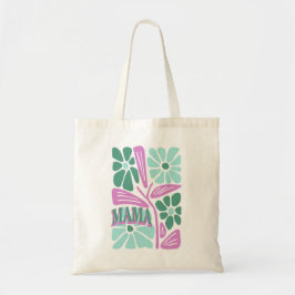 Whimsical Blommig Mamma  Tygkasse