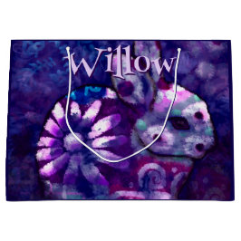 Whimsical Blommigt Bunny Rabbit Personlig