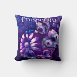 Whimsical Blommigt Bunny Rabbit Personlig Kudde