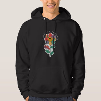 Whimsical Blommigt "Gott nytt år Welcome 2025" Hoodie