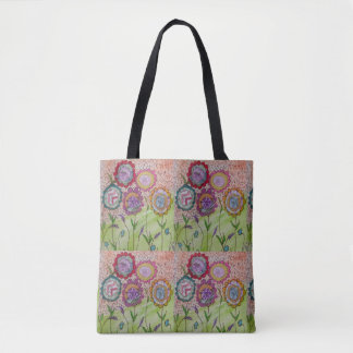 Whimsical Blommor Tygkasse