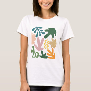 Whimsical Boho Abstrakt pastell sommarlov T Shirt