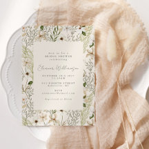 Whimsical Boho Greenery Foliage Möhippa