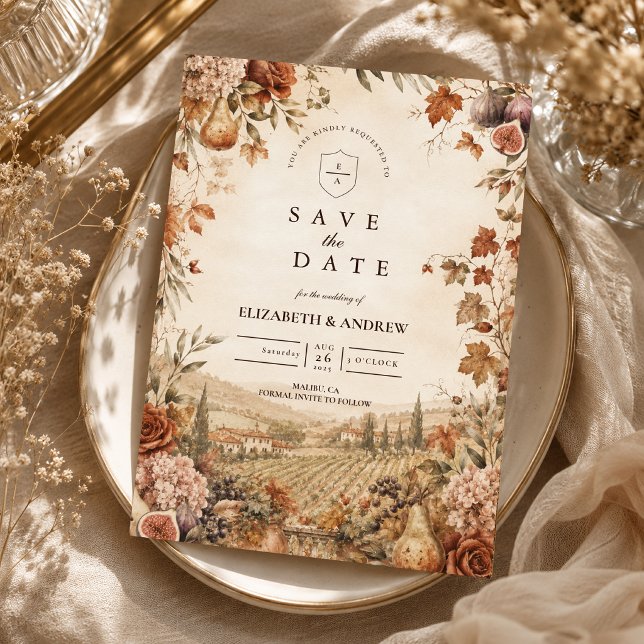 Whimsical Boho HöstHögtid Spara Datumet (Skapare uppladdad)