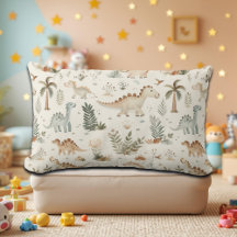 Whimsical Boho Jungle Dinosaur Mönster