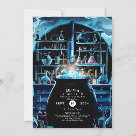 Whimsical Boho Magic Scientist Birthday Inbjudningar