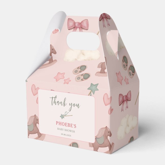 Whimsical Boho Nursery Bassinet Dreams Horse Presentaskar (Framsidan Sidan)