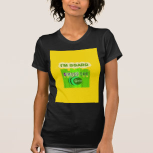 Whimsical Bored men att tänka på dig T-shirt