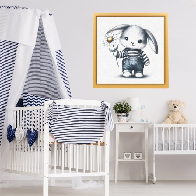 Whimsical Boy Bunny Poster (Skapare uppladdad)