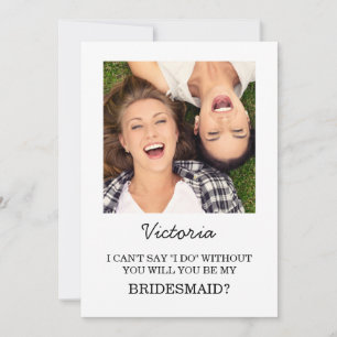 Whimsical Brudtärna Förfrågan Kort