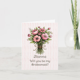 Whimsical Brudtärna Förslag med Vilda Blommor Kort