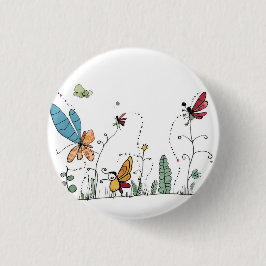 Whimsical bug märke, bug tema pin/märke/knapp knapp