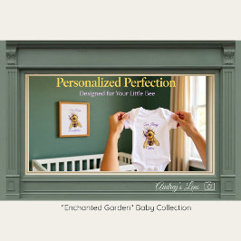 Whimsical Bumblebee & Wildflowers "Bee Happy" T Shirt