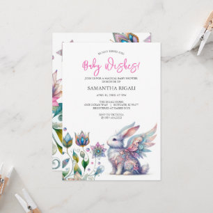 Whimsical Bunny Baby Shower-inbjudningar Inbjudningar