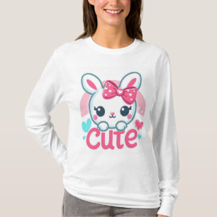 Whimsical Bunny Roligt Shirt T