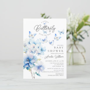 Whimsical Butterflies Baby Shower-inbjudan Inbjudningar