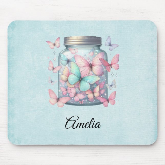 Whimsical Butterflies in a Jar Musmatta (Framsidan)