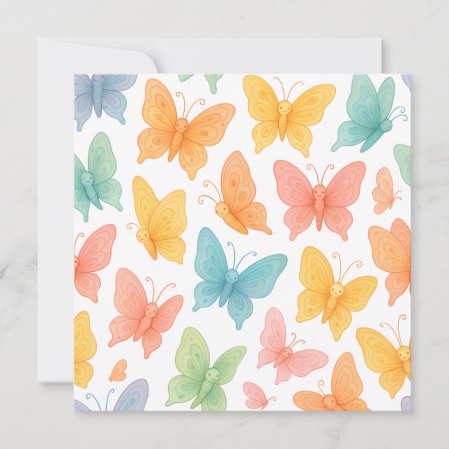 "Whimsical Butterflies" Spara Datumet (Framsida)