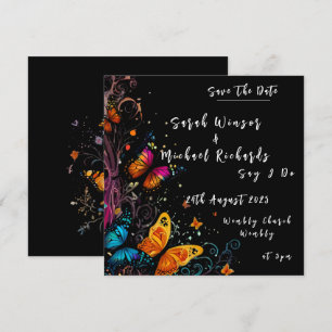 Whimsical Butterfly Garden Wedding bjudande Inbjudningar