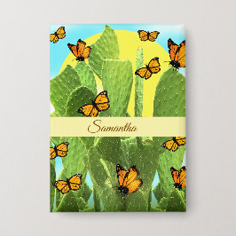 Whimsical Cactus And Butterflies Knapp