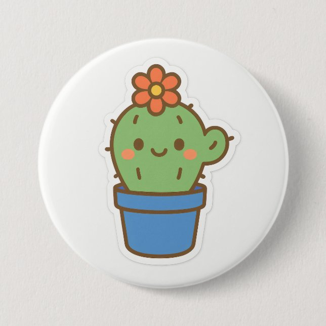 Whimsical Cactus Knapp (Framsida)