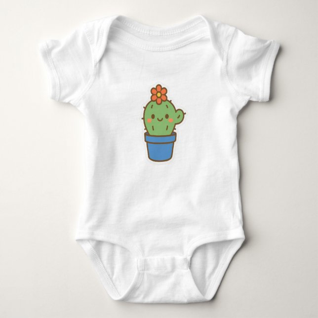 Whimsical Cactus T Shirt (Framsida)