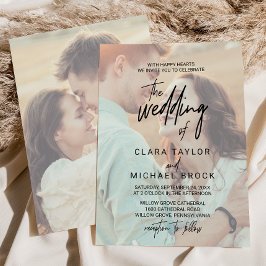 Whimsical Calligraphy | Blekakt Foto Bröllopet För Inbjudningar