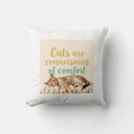 Whimsical Cat Funny Adsible Kudde