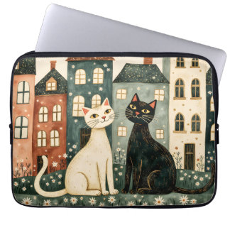 Whimsical Cats  Laptop Fodral