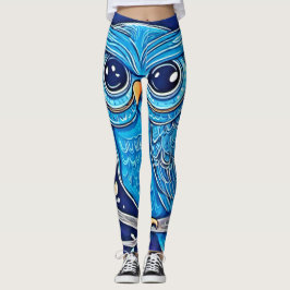 Whimsical Chalk Uggla Leggings