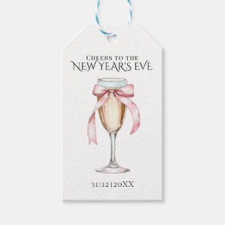 Whimsical Champagne New Year's Eve Party Presentetikett