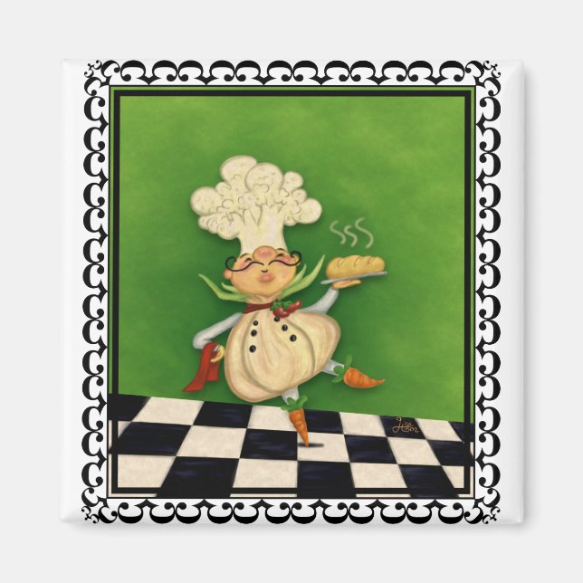 Whimsical Chef Magnet (Framsidan)