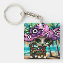 Whimsical Chihuahua Hund på Vacation Handflatan Tr