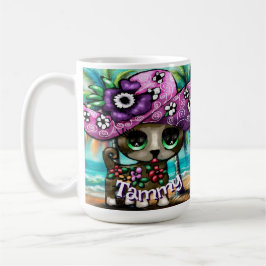 Whimsical Chihuahua Hund Träd Personlig Kaffemugg