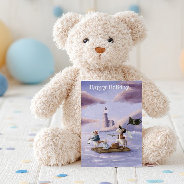 Whimsical Children’s Illustration Greeting Card Vykort (Skapare uppladdad)