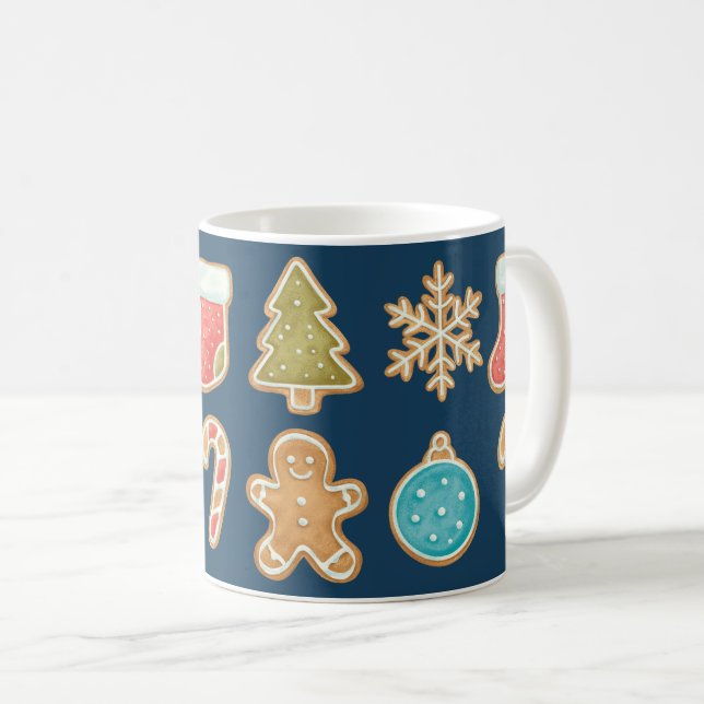 Whimsical Christmas Cookie Icons Kaffemugg (Framsida höger)