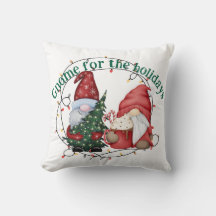 Whimsical Christmas Gnomes Scandinavian Holiday 