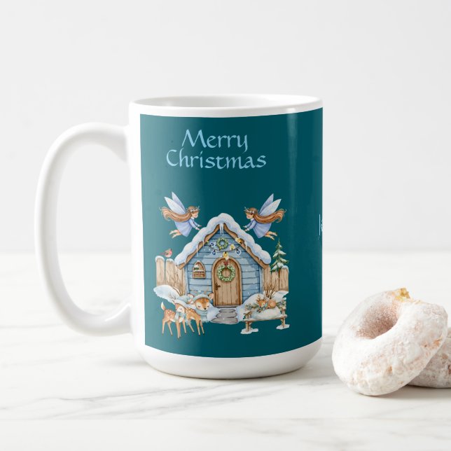 Whimsical Christmas Mug Kaffemugg (Med munk)