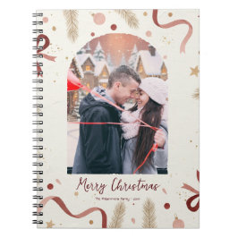 Whimsical Christmas Notebook – Minimal Holiday Des Anteckningsbok