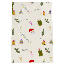 Whimsical Christmas Seamless Pattern 