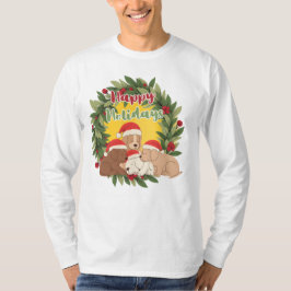 Whimsical Christmas Sweater | Puppies T Shirt