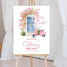 Whimsical Ciao Bella Italiensk Bröllopsdusch Välko